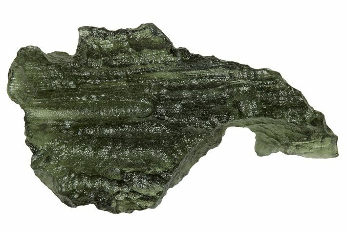 Green Moldavite Tektite ( g) - Czech Republic #330750